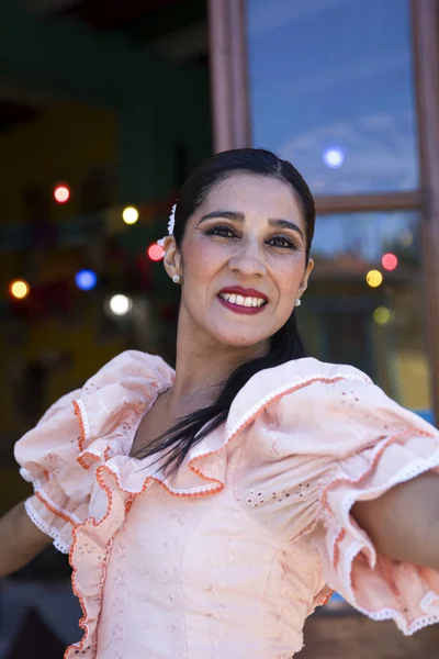 Буенос Айрес Аргентина Січня 2018 Невідомі Chacarera Танцюрист Буенос Айреса — стокове фото