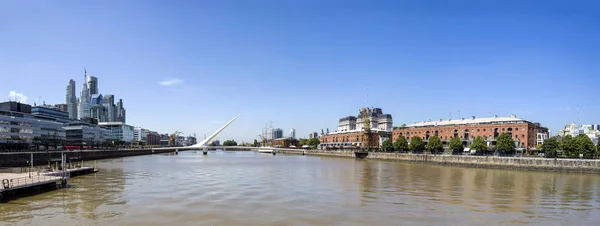 Buenos Aires Argentina Enero 2018 Vista Puente Mujer Buenos Aires — Foto de Stock