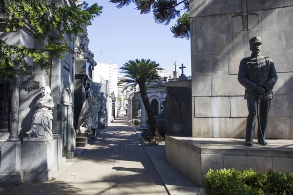 Buenos Aires Argentina January 2018 Detail Recoleta Cemetery Buenos Aires — Stock Photo, Image