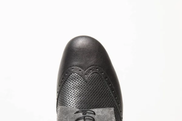 Closeup Detail Male Tango Shoe — Stock Photo, Image