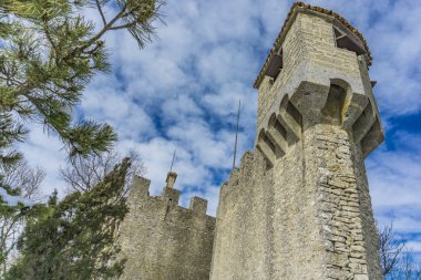 Cesta Mount Titano, San Marino üzerinde Kalesi, görüntüleme