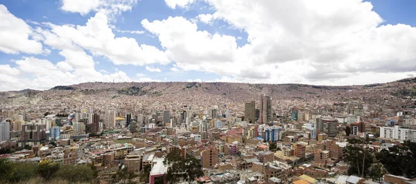 Paz Bolivia Января 2018 Вид Воздуха Пас Боливия Столица Третий — стоковое фото