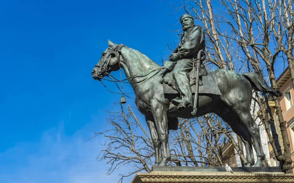 Monument Giuseppe Garibaldi Bologna Italy — Stock Photo, Image