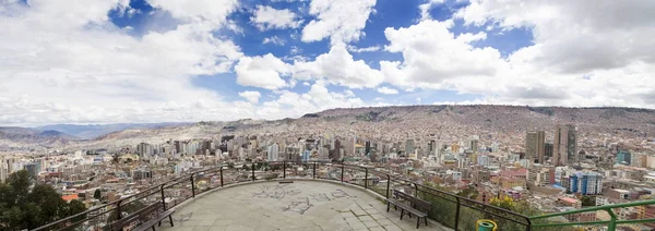 Paz Bolivia January 2018 Aerial View Paz Bolivia Capital Third — Stock Photo, Image