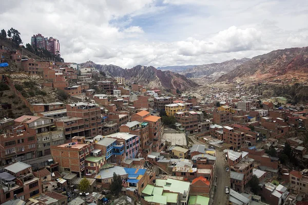 Paz Bolivia Januari 2018 Luchtfoto Paz Bolivia Het Hoofdstad Derde — Stockfoto