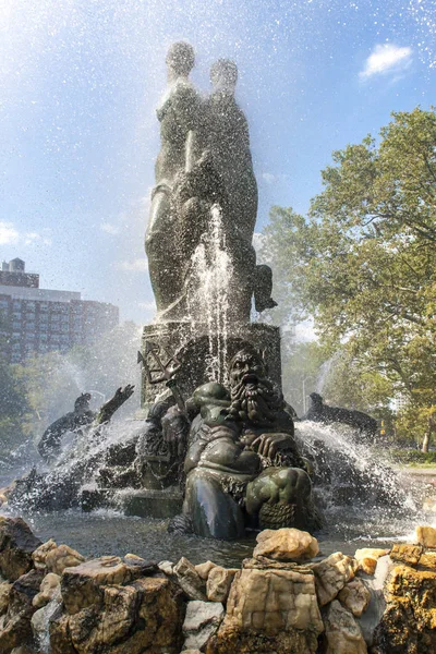 Detail Bailey Fountain New York City — Stock Photo, Image