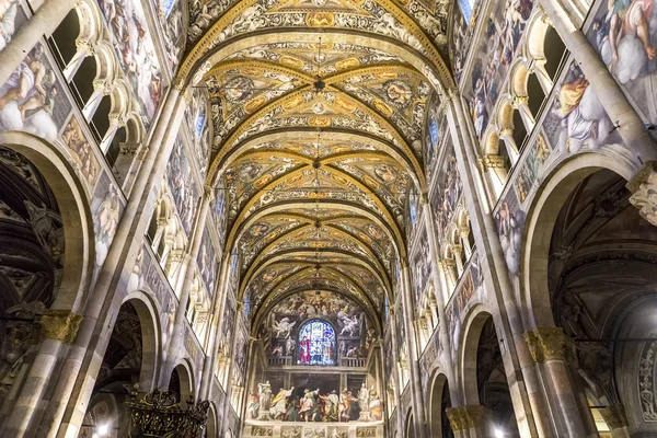 Parma Italia Febrero 2018 Interior Catedral Parma Italia Una Importante —  Fotos de Stock