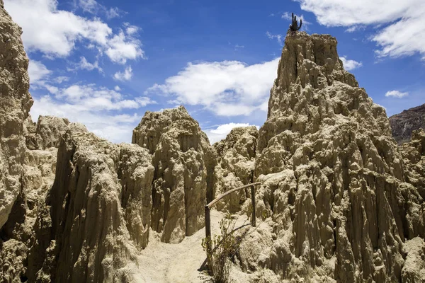 Rock Formations Valle Luna Bolivia — Stock Photo, Image