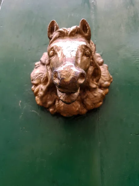 Old Vintage Door Handle Florence Italy — Stock Photo, Image