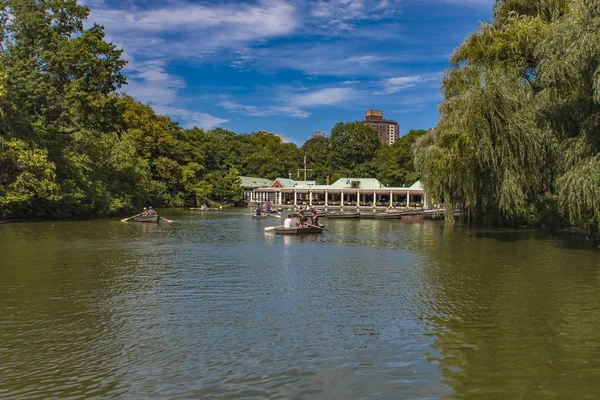 New York Usa August 2016 Unindentified People Central Park New — Stock Photo, Image