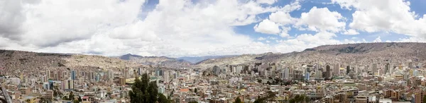 Paz Bolivia Stycznia 2018 Widok Lotu Ptaka Paz Boliwii Jest — Zdjęcie stockowe