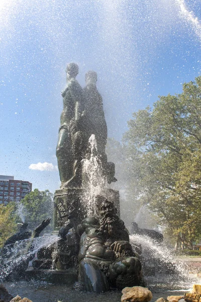 ニューヨーク市のベイリーの泉の詳細 — ストック写真