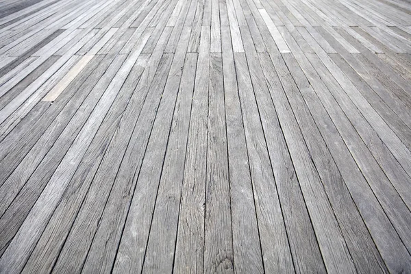 Zbliżenie Szczegółu Perspektywy Drewniane Boardwalk — Zdjęcie stockowe