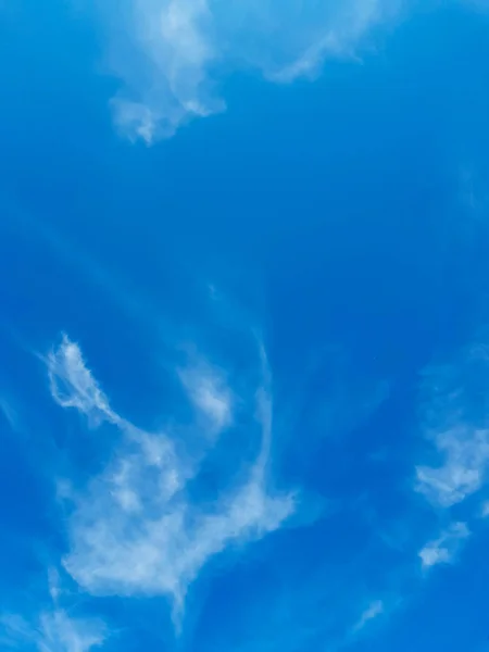 White Clouds Blue Summer Sky — Stock Photo, Image