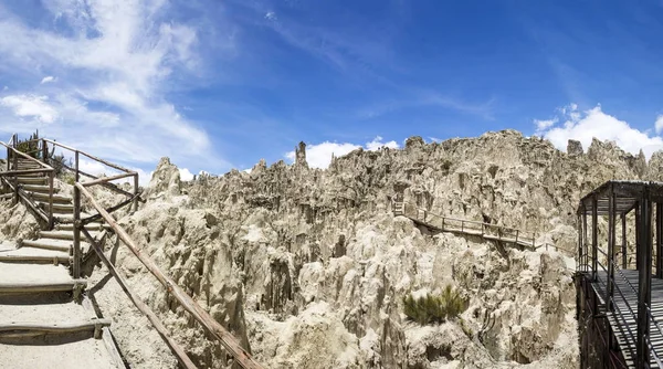 Felsformationen Des Valle Luna Bolivien — Stockfoto