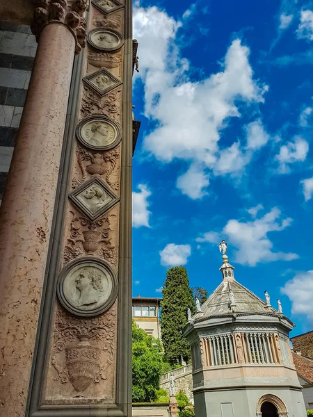 Bergamo Katedrali Talya Detay — Stok fotoğraf