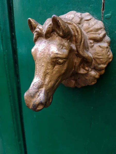 Old Vintage Door Handle Florence Italy — Stock Photo, Image