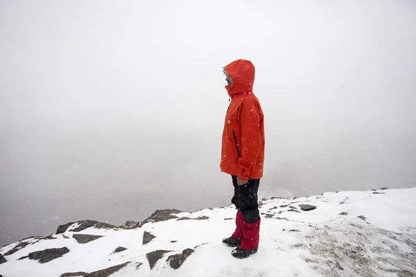 Man Chalcaltaya Berg Cordillera Bereik Bolivia — Stockfoto