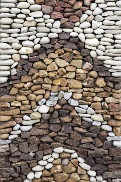 Closeup detail of the pebbles stone road backdrop