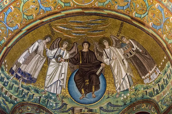 Ravenna Italien Februar 2018 Interieur Detail Der Basilika Von San — Stockfoto