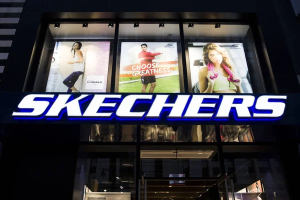 New York Amerika Birleşik Devletleri Ağustos 2017 Skechers Mağaza New — Stok fotoğraf