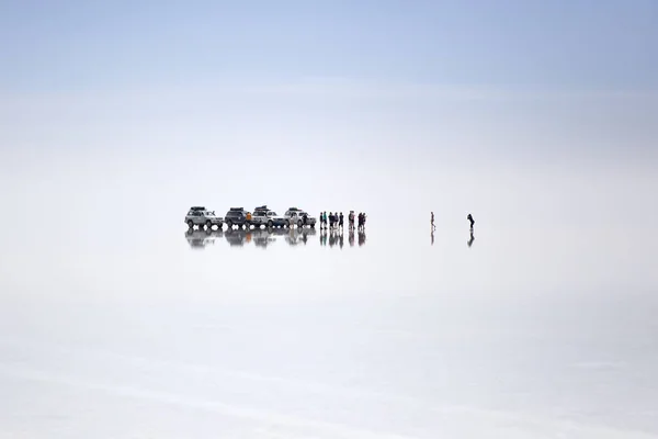 Salar Uyuni Bolivia Januar 2018 Ekspedition Salar Uyuni Bolivia Det - Stock-foto