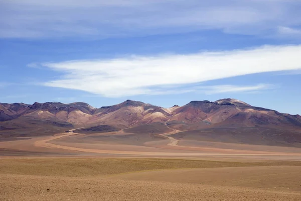 Dali Pustyni Eduardo Avaroa Andyjski Fauny Rezerwat Narodowy Boliwii — Zdjęcie stockowe