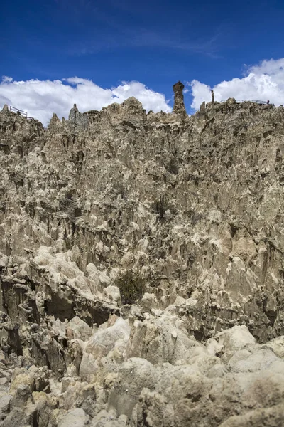 Formazioni Rocciose Della Valle Luna Bolivia — Foto Stock