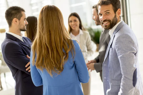 Young Business People Have Meeting Modern Office — Stock Photo, Image