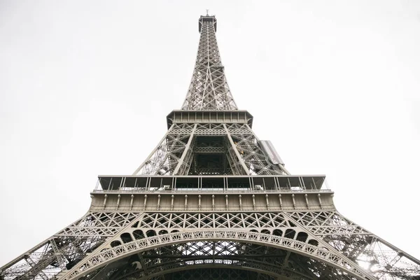 Nézd Eiffel Torony Párizs Franciaország — Stock Fotó