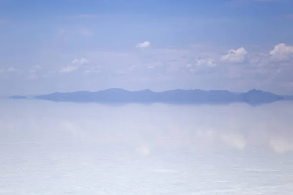 Vista Salar Uyuni Sal Liso Bolívia — Fotografia de Stock