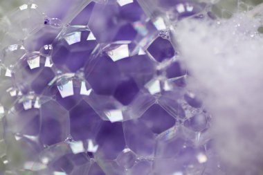 Köpük balonlar zemin closeup manzaraya