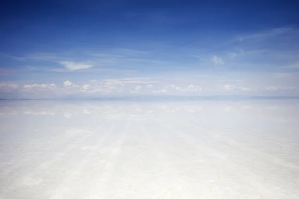 Vista Salar Uyuni Sal Liso Bolívia — Fotografia de Stock