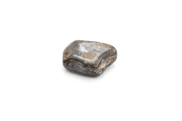 Enkele Bronzite Mineraal Witte Achtergrond — Stockfoto