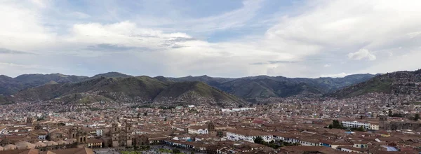 Vista Para Cidade Cusco Nos Andes Peruanos — Fotografia de Stock