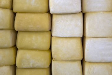 Peru peynir yığını manzaraya Cusco peynir piyasada kapatın