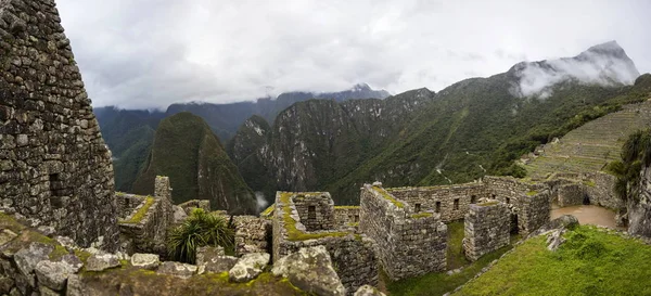 Detalhe Das Ruínas Machu Picchu Peru — Fotografia de Stock