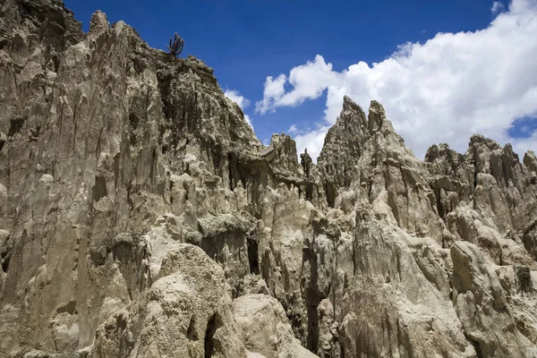 Formaciones Rocosas Del Valle Luna Bolivia —  Fotos de Stock