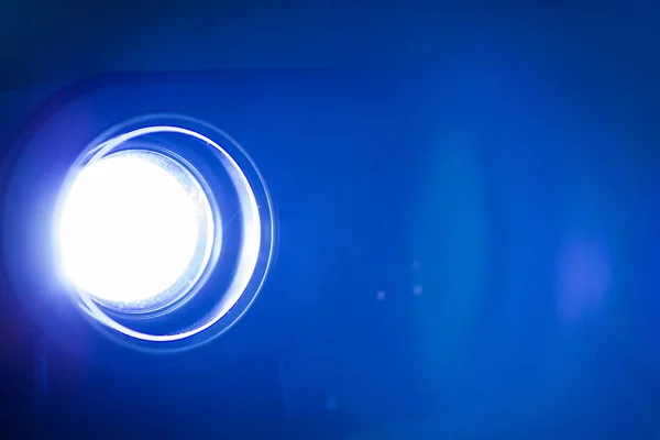 Electric Blue Light Flare Specialeffekt — Stockfoto