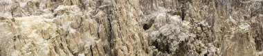 Kaya oluşumları Valle de la Luna Bolivya