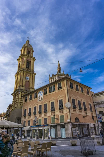 Raopallo Italy March 2018 Unidentified People Basilica San Gervasio Protasio — Stock Photo, Image