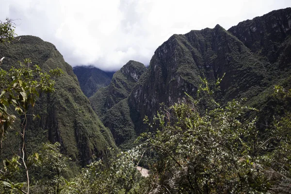 Dettaglio Della Cittadella Machu Picchu Inca Perù — Foto Stock