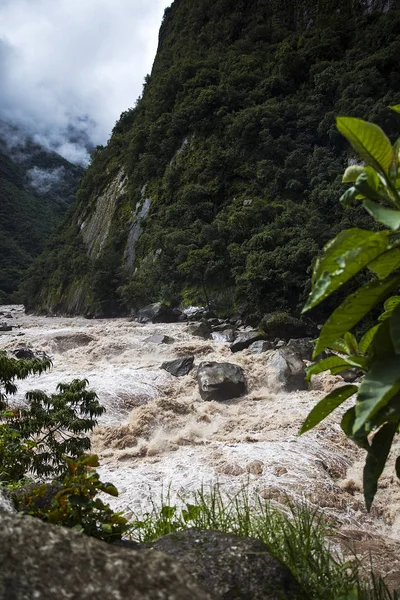 Détail Rivière Urubamba Pérou — Photo