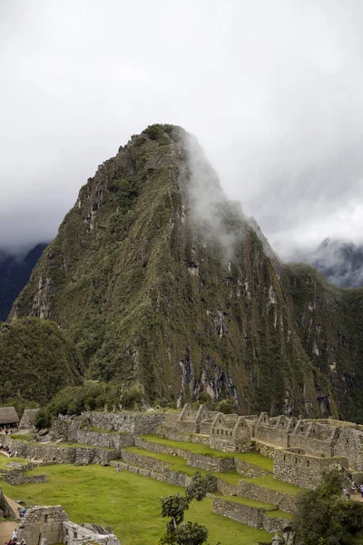 Peru Daki Machu Picchu Harabeleri Görüntüleme — Stok fotoğraf