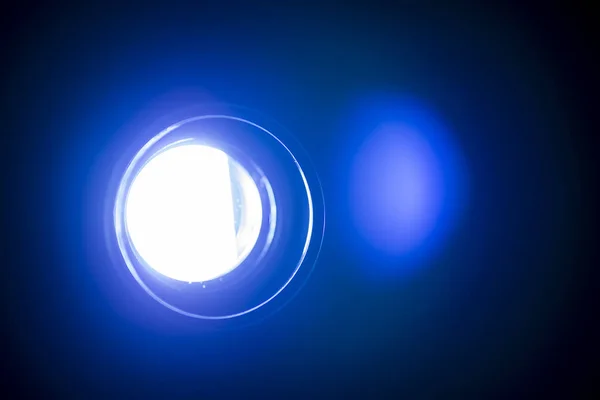 Electric Blue Light Flare Specialeffekt — Stockfoto