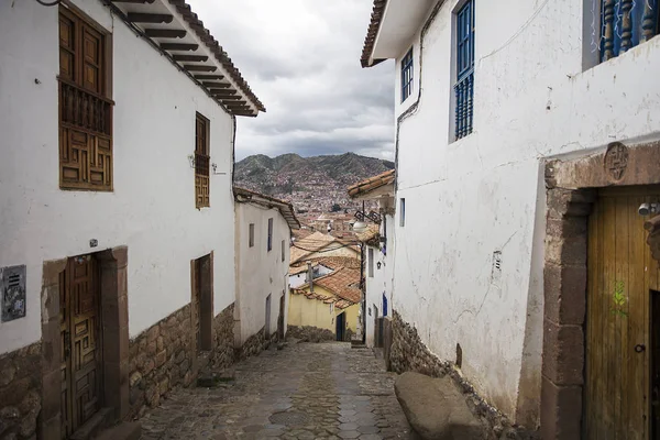 Veduta Sulla Città Cusco Nelle Ande Peruviane — Foto Stock