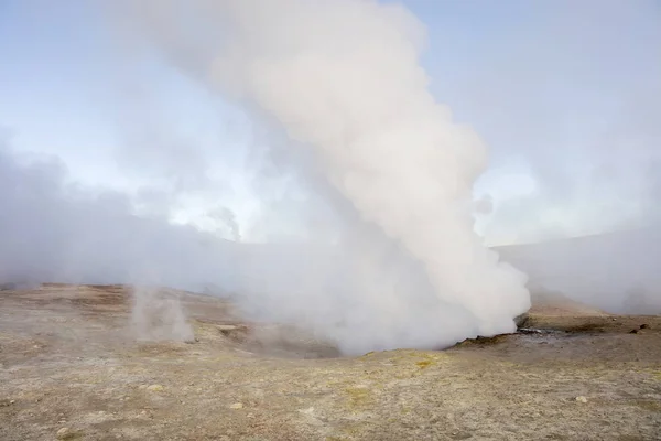 Geysers Sol Manana Eduardo Avaroa Réserve Nationale Faune Andine Bolivie — Photo