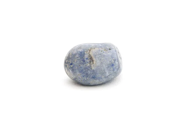 Mineral Cuarzo Azul Único Fondo Blanco —  Fotos de Stock