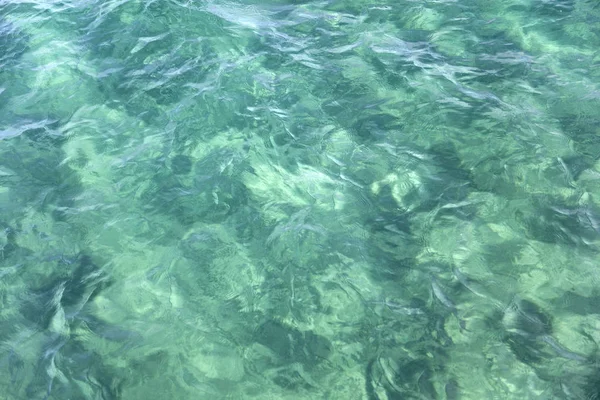 Vue Surface Bleue Mer Méditerranée — Photo
