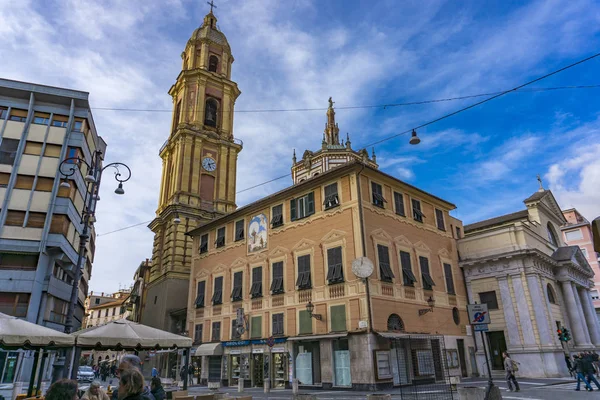 Raopallo Italia Marzo 2018 Persone Non Identificate Dalla Basilica San — Foto Stock